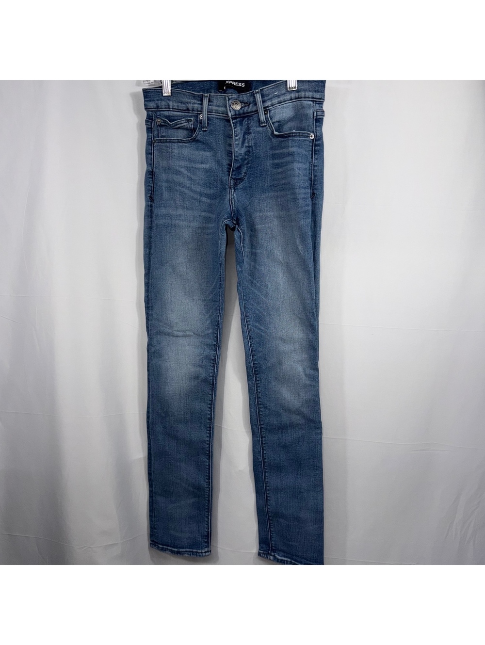 Express Cropped Legging Mid Rise Jeans Size 4 Stretch